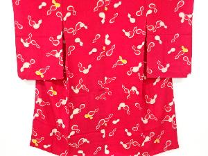 アンティーク　錦紗瓢箪模様長襦袢